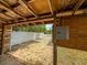 Covered garage offers a clear view of the backyard, blending utility with outdoor visibility at 6423 Boxwood St, Brooksville, FL 34602