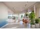 Bright gym featuring modern equipment and floor-to-ceiling windows with beautiful views at 805 S Gulfview Blvd # 506A, Clearwater, FL 33767