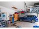 A spacious garage offers ample storage, parking, and organization solutions at 8511 White Poplar Dr, Riverview, FL 33578