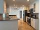 Updated kitchen featuring granite countertops and stainless steel appliances at 12055 4Th E St, Treasure Island, FL 33706