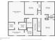 Second floor layout features the primary bedroom, bathroom, and bedrooms at 12470 Elgin Blvd, Spring Hill, FL 34609