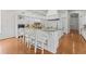 Spacious kitchen with large island, granite countertops, and stainless steel appliances at 17301 Ladera Estates Blvd, Lutz, FL 33548