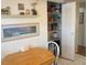 Pantry, breakfast table, with storage and shelving at 303 Meadow Ln, Oldsmar, FL 34677