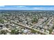 Sprawling aerial view of a residential neighborhood with tree-lined streets and diverse homes at 3215 58Th N St, St Petersburg, FL 33710