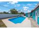 Inviting backyard pool is perfect for hot summer days at 3215 58Th N St, St Petersburg, FL 33710