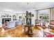 Spacious living room with hardwood floors, stylish decor, and multiple seating areas at 356 20Th Ne Ave, St Petersburg, FL 33704