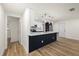 View of kitchen and island from living space at 3709 Danny Bryan Blvd, Tampa, FL 33619
