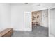 Flex room featuring modern tile floor and a peek into the dining room at 3719 Stormy Thistle Pl, Plant City, FL 33565
