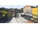 Enclosed backyard features a weathered fence, concrete patio, and provides a private outdoor space at 4017 Cedar Limb Ct, Tampa, FL 33614