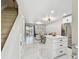 Open floor plan showcasing a spacious living room and kitchen with a bright and airy feel at 4017 Cedar Limb Ct, Tampa, FL 33614