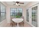 Bright breakfast nook featuring a round table, chairs, and natural light, perfect for casual dining at 4234 Brentwood Park Cir, Tampa, FL 33624