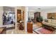 Open concept home with ceramic tile entry, adjacent to formal dining and main living area at 512 Hillpine Way, Brandon, FL 33510