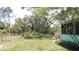 Spacious backyard with mature trees at 5287 Azalea Cir, Dade City, FL 33523