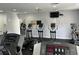 Community fitness center featuring modern elliptical machines and television monitors at 612 Arbor Lake Ln, Tampa, FL 33602