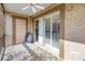 Covered balcony with ceiling fan and sliding glass doors at 6309 Newtown Cir # 9B2, Tampa, FL 33615