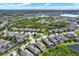 Extensive aerial view shows the community with homes, lakes, and green spaces, offering a balanced lifestyle at 6909 Crestpoint Dr, Apollo Beach, FL 33572