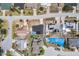 Expansive aerial shot showcasing homes, pools, and neighborhood streets at 7607 22Nd W Ave, Bradenton, FL 34209