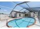 A refreshing pool surrounded by a screened enclosure at 7607 22Nd W Ave, Bradenton, FL 34209
