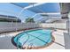 Sparkling screened-in pool with a relaxing backyard view and ample deck space at 7607 22Nd W Ave, Bradenton, FL 34209