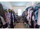 Walk-in closet featuring ample storage and shelving at 10826 Trailing Vine Dr, Tampa, FL 33610