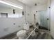 Bathroom renovation with walk-in shower, white subway tile, and new fixtures at 1185 36Th Ne Ave, St Petersburg, FL 33704