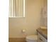 Bathroom with a toilet, vanity, and window for natural light at 12271 Centralia Rd, Weeki Wachee, FL 34614