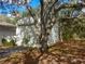 Exterior shot of a detached garage, with trees and foliage around the structure at 12271 Centralia Rd, Weeki Wachee, FL 34614