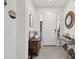 Inviting entryway featuring tile flooring and decorative accents at 12517 Nantahala Run, Parrish, FL 34219