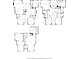 Detailed floor plan showcasing the layout of this multi-level home, including bedrooms, living spaces, and garage at 16365 Redington Dr, Redington Beach, FL 33708