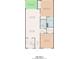 Detailed floor plan showcasing the layout of the home, including two bedrooms at 1701 Pinehurst Rd # 9G, Dunedin, FL 34698