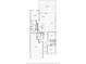 Detailed floor plan of the house layout including bedrooms, bathrooms, and kitchen at 19183 Coastal Shore Ter, Land O Lakes, FL 34638