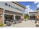 Attractive retail setting featuring outdoor seating, modern architecture, and popular dining options at 19183 Coastal Shore Ter, Land O Lakes, FL 34638