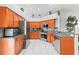Spacious kitchen with stainless steel appliances, ample cabinet space, and modern lighting at 22852 Fern Ct, Land O Lakes, FL 34639