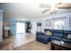 Bright living area with a sectional sofa and lots of light at 2403 E Osborne Ave, Tampa, FL 33610