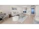 Elegant living room area with designer furniture, contemporary decor, and a bright, airy ambiance at 2620 Cove Cay Dr # 704, Clearwater, FL 33760