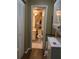 View from hallway into bathroom and laundry area at 2625 State Road 590 # 913, Clearwater, FL 33759
