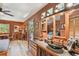 This bathroom features a unique vanity, wood floors, and natural light at 3112 W Wallcraft Ave, Tampa, FL 33611