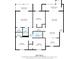 Detailed floor plan showcasing the layout of the home including the kitchen, bedrooms, and living spaces at 4032 Cortez Dr # A, Tampa, FL 33614