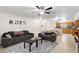 Comfortable living room flows into an eat-in kitchen, creating an open and inviting living space at 4032 Cortez Dr # A, Tampa, FL 33614