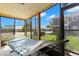 View of a screened-in patio with a hammock at 4032 Cortez Dr # A, Tampa, FL 33614