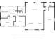 Detailed floor plan showcasing bedrooms, bathrooms, living spaces, and garage layout at 4099 Pompano Se Dr, St Petersburg, FL 33705