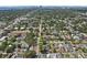Extensive aerial view showing community in a lush green landscape, close to the city and bay at 510 33Rd N Ave, St Petersburg, FL 33704