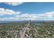 Beautiful aerial view of the neighborhood with city skyline and partial ocean view on a sunny day at 510 33Rd N Ave, St Petersburg, FL 33704