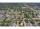 Expansive aerial view showcasing the neighborhood's mature trees and quiet residential streets at 510 33Rd N Ave, St Petersburg, FL 33704