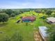 Charming single-Gathering home with a screened pool surrounded by lush greenery at 5100 Lockhart Rd, Brooksville, FL 34602