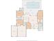 Detailed floor plan showcasing the layout, including the primary bedroom, kitchen, living room, and swimming pool at 5100 Lockhart Rd, Brooksville, FL 34602