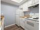 The kitchen is equipped with modern appliances and ample cabinet space at 6324 Newtown Cir # 24B1, Tampa, FL 33615
