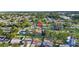 Aerial view of the property showcasing its location and surrounding neighborhood at 6334 Hyperion Dr, Port Richey, FL 34668