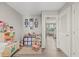 Playroom featuring ample toy storage, and natural light at 6974 Holly Heath Dr, Riverview, FL 33578