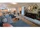 Spacious living room with stylish decor and furniture offers comfortable living space at 8260 32Nd N Ave, St Petersburg, FL 33710